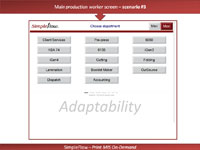 Main production worker screen - scenario #3